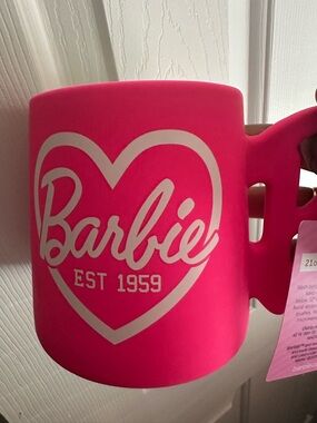 Barbie Bright Pink Logo Coffee Mug